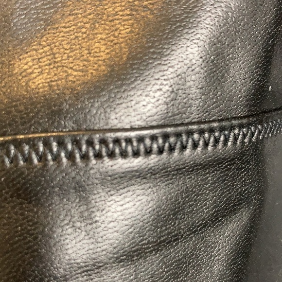 R Label by The Reset Black Vegan Faux Leather Leggings Size XL Cruelty Free - Picture 10 of 16